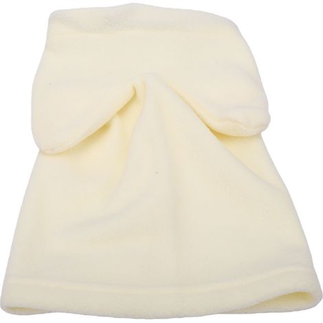 Chapeau d'hiver chaud pour chien, couverture d'oreille épaisse et douce pour animaux de compagnie, chiot, randonnée en plein air, Camping, Beige L 22x29cm / 8.66x11.42in (1/5)