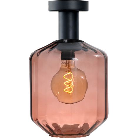 Plafonnier - Ø 19cm - Porto avec verre rouge Jagger - 5710-05-05-03-9 (1/2)