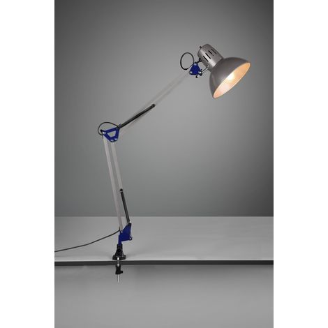 Sobremesa 1xE27 Con Pinza Aluminio Tajo Trio Lighting
