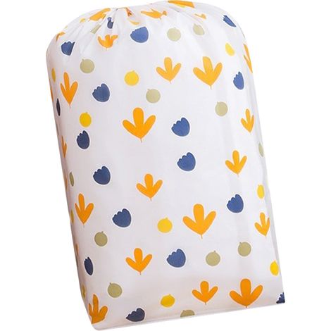 Sac de stockage pour édredon avec lacet cylindrique en PEVA organisateur de couette anti-poussière maison 90x45cm 1 pièce pour vêtements couvertures Type 1 (1/4)