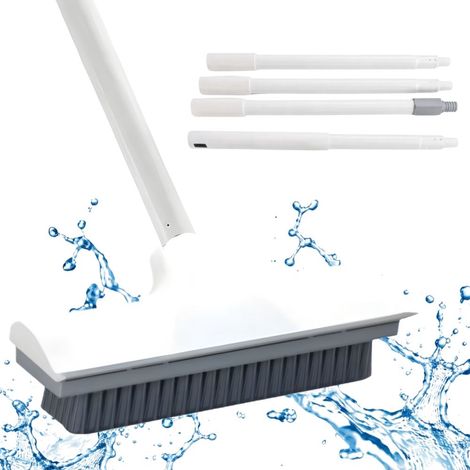 Grattoir à eau avec brosse 2 en 1 et manche télescopique, largeur de travail de 35 cm (1/5)
