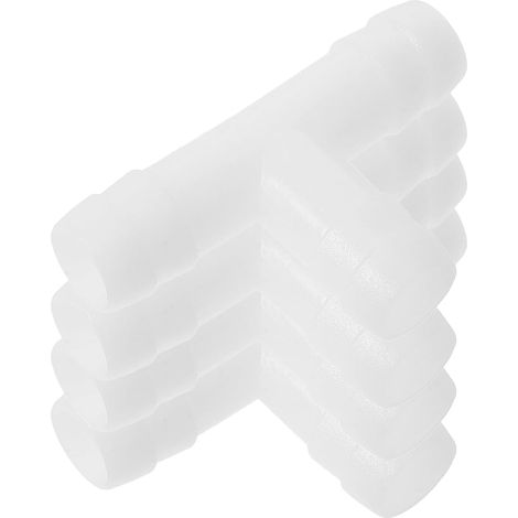4pcs Raccord de Tuyau de Vidange Trois Voies pour Climatiseur, Plastique Blanc, Anti-vieillissement, Prise Ferme, Adapté pour Tuyau de Drainage, Usage Hôtel et Maison (1/5)