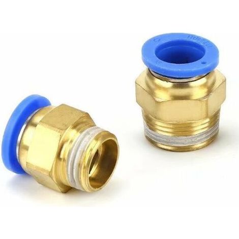 8 raccordi rapidi per aria compressa, diametro 6 mm, per l'industria automobilistica (PT1/4)