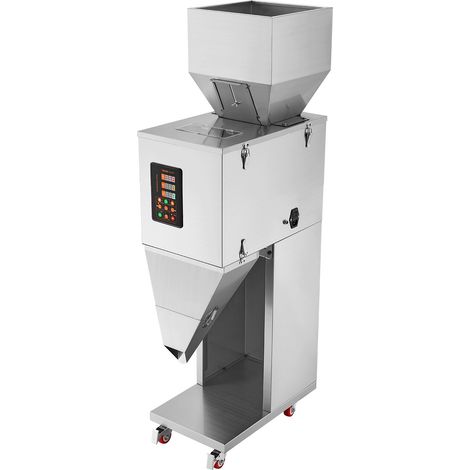 Machine de remplissage de particules, 10-1000 g, machine de remplissage automatique avec pédale, remplissage de pesée acier inoxydable pour haricots, graines, grains, thé, emballage granulaire (1/5)