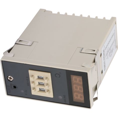 E5EM Digitalthermostat, Temperaturregler 0–399 Grad mit Thermoelement Typ K (1/5)