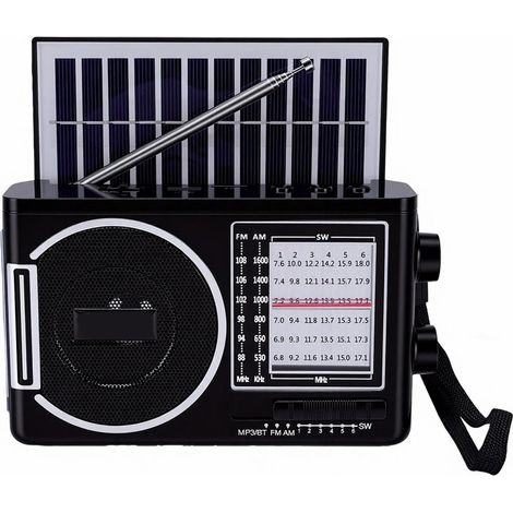 XUMIUZIY Radio Portable à Ondes Courtes Pleine Bande, d'urgence (1/5)
