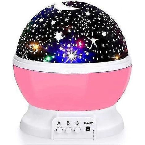 Projecteur LED lune et galaxie avec veilleuse, rotation à 360°, pour chambre à coucher, chambre d'enfant, cadeau. (1/5)
