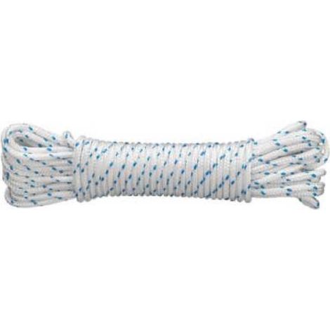 Corda in poliestere diametro 4 mm bianco/bl l mt 20 - masidef (1/2)