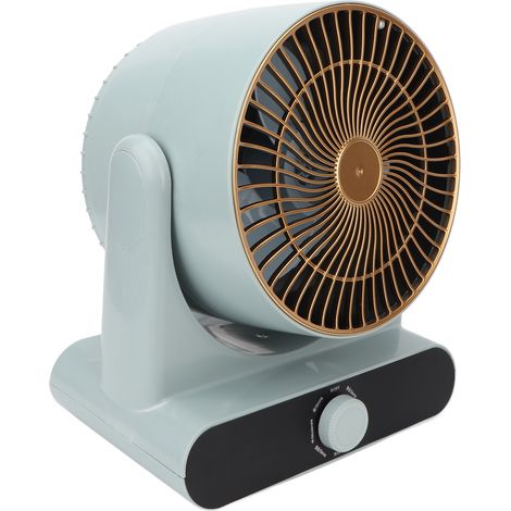 Mini ventilateur de circulation d'air d'intérieur hiver et été, ventilateur turbine pour salon de manucure, ventilateur de table silencieux pour la maison, ventilateur à convection, vert (1/5)