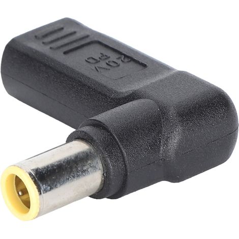 USB-C-zu-DC-Adapter mit rechtwinkligem PD-Anschluss, hochwertigem PD-Simulator-Trigger, kompakt und leicht, mit guter Leitfähigkeit, geeignet zum Laden von Laptops. (1/4)