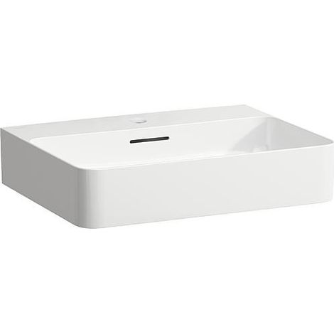 Vasque Laufen VAL 550x420mm, blanc, avec trop-plein 1 trou robinet centré (1/2)
