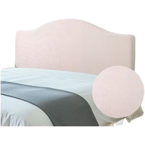 Housse de Tête de Lit Extensible Housse de Protection de Tête de Lit Couvre tête de lit Beige 1.5m (1/4)