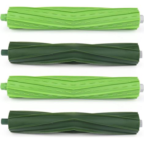 Rouleau Brosse - Caoutchouc Pour Robot Aspirateur Série I E J - Nettoyage Profond Tapis Et Parquet - Lot De 2 (1/5)