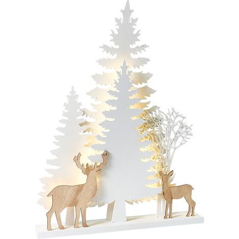 Weihnachtsdekoration LED GISSELAN 45 cm Weiß (1/5)