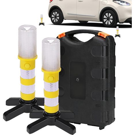 Feux de Remorque Sans Fil Aimantés Avertisseur Portable (1/5)