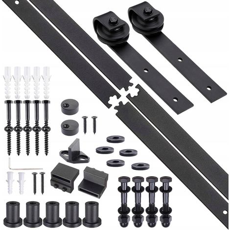 Set di porte scorrevoli Loft da 2 m, ideali per ottimizzare lo spazio. (1/4)