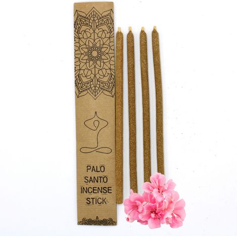 Grands bâtons d'encens Palo Santo - Fleurs fraîches- Vendu par 1