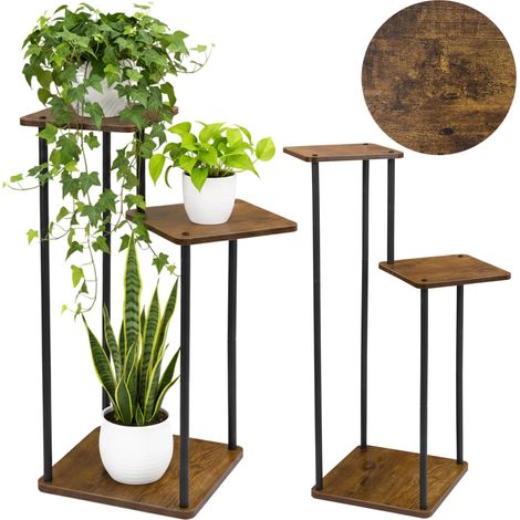 TOMAS rustikaler Blumenständer aus Metall im Loft-Stil (1/5)