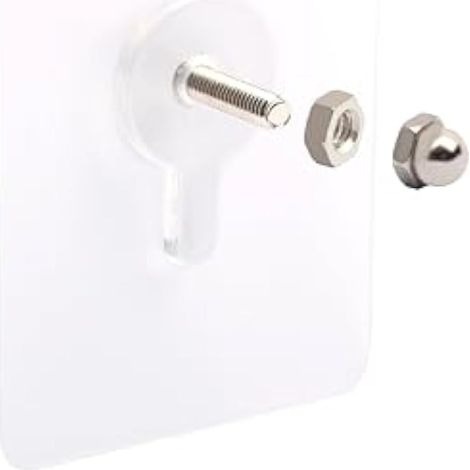 20 Pièces Adhésif Vis Murales Clous de Suspension Auto-Adhésifs pour Accrocher Vis Adhésives Montage Mural Crochets pour Cuisine Salle de Bain Chambre Salon