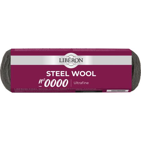 Liberon 015066 Ultra Fine Grade 0000 Steel Wool - 250g for Delicate Cleaning and Finishing