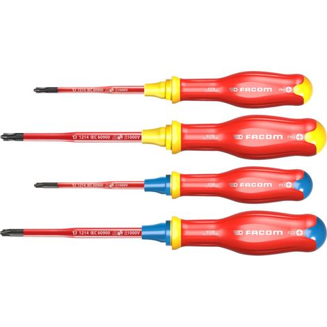 Facom tournevis PROTWIST 1000V 4 pièces