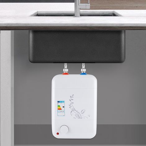 Senderpick – Chauffe-eau électrique instantané 8L 1500W – Étanchéité IPX4 – Température réglable 30-75°C – Installation sous évier (1/5)