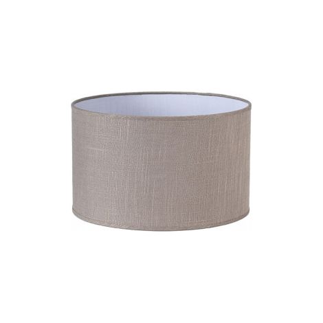 Paralume Cilindro Happy E27 Grigio Lino 30dx30dx20h