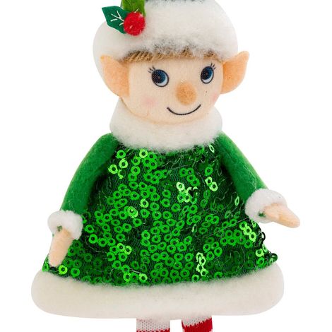 Folletto soggetto h.20cm poliestere assortito - Feeric lights & christmas