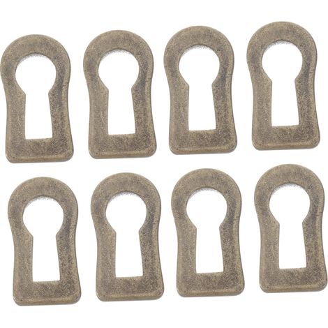 Lot de 20 cache-serrures vintage en métal pour la protection (1/5)