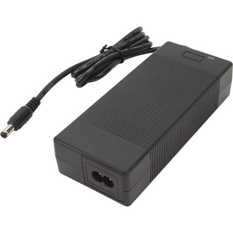 Chargeur pour vélo électrique 36 V 2 A CC, connecteur 5,5 x 2,5 mm, charge rapide, bonne dissipation de la chaleur, adaptateur secteur pour vélo électrique, prise UE, 100-240 V CA (1/5)