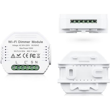 Tuya Modulo Dimmer Wi-Fi 1 Canale 150W