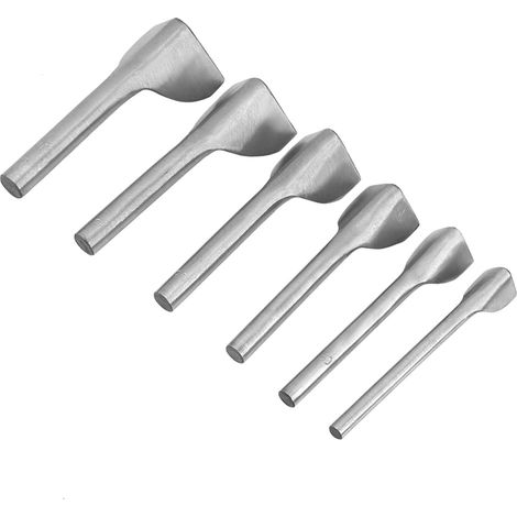 Ensemble de 6 outils de coupe-ceintures en forme de V pour la couture du cuir à domicile (15-40 mm) (1/5)