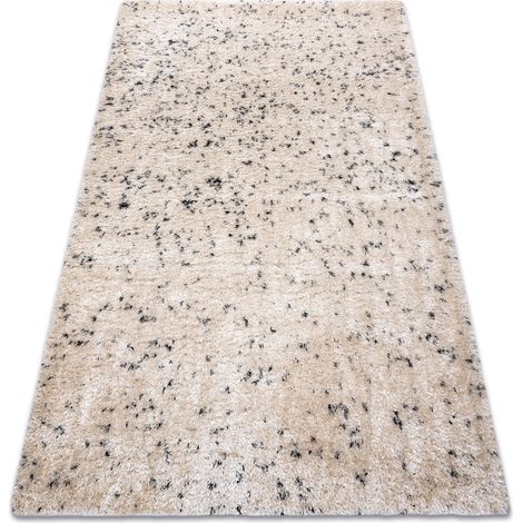 Tappeto FLUFFY 2372 shaggy sale e pepe - crema / antracite beige 160x220 cm