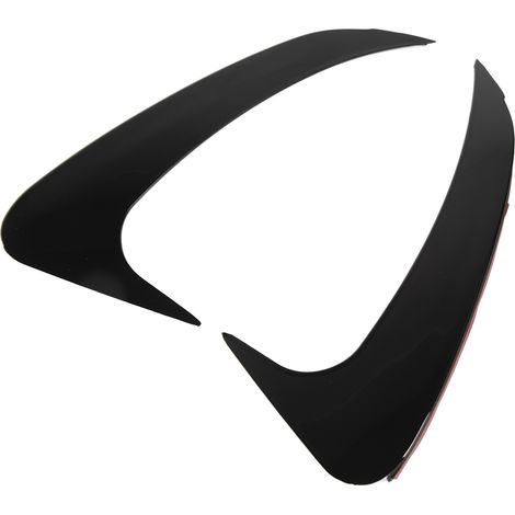 Lot de 2 Déflecteurs de Pare-Choc Arrière Noir Brillant, Remplacement Aérateur Latéral pour Mercedes EQE V295 AMG Line (1/5)