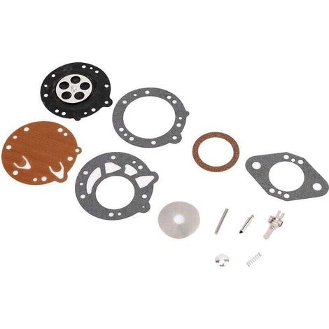Enowelir Kit de Réparation de Carburateur, Remplacement du Kit de Reconstruction de Carburateur en Métal et FAB pour Stihl 08 08S 070 090 Tronçonneuse TS350 TS360 pour Zama RB-42