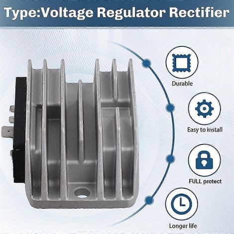 Régulateur d'alternateur, type de remplacement direct, compatible avec les moteurs Lombardini et Ruggerini, ED0073622980 ED0073623140 (1/5)