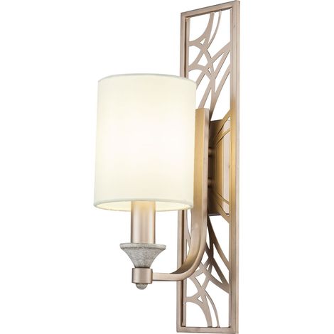 Applique classica con paralume Vittoria Maytoni ottone E14 (1/2)