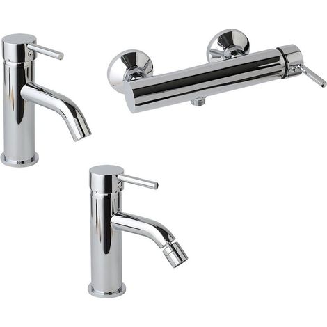 Set Completo Rubinetteria Lavabo+Bidet+Esterno Doccia Fassa (1/5)