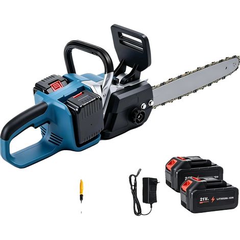 Motosierra eléctrica, 2000 W de potencia, espada de 18 pulgadas, velocidad de cadena de 12 m/s, lubricación automática, motor sin escobillas. (1/5)