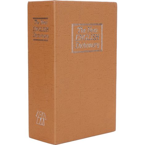 Coffre-fort pour livres avec serrure à combinaison, boîte à monnaie cachée pour usage domestique (1/5)