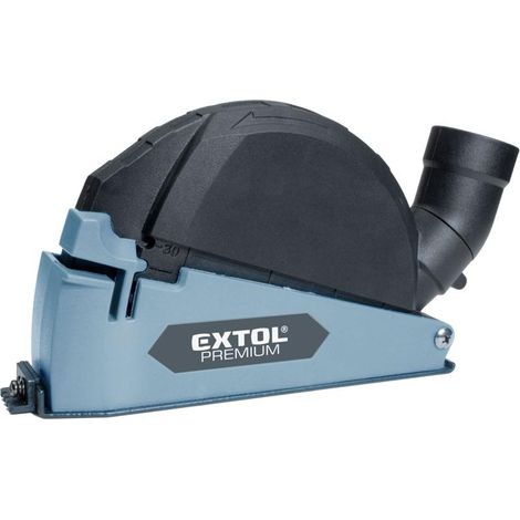 Cubierta/adaptador de extracción de polvo EXTOL para corte con amoladora angular, diámetro 115/125 mm 8807026