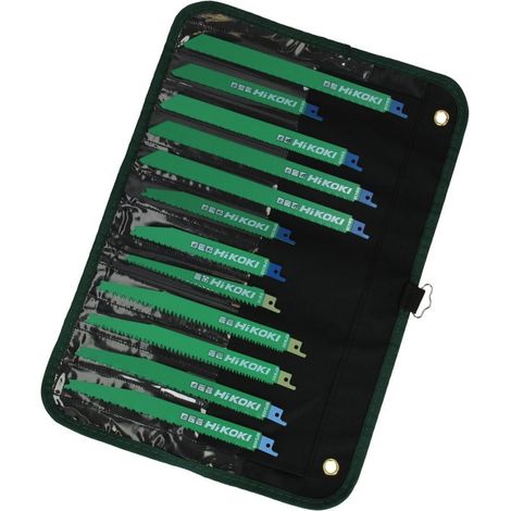 Set de 12 hojas de sierra sable HIKOKI