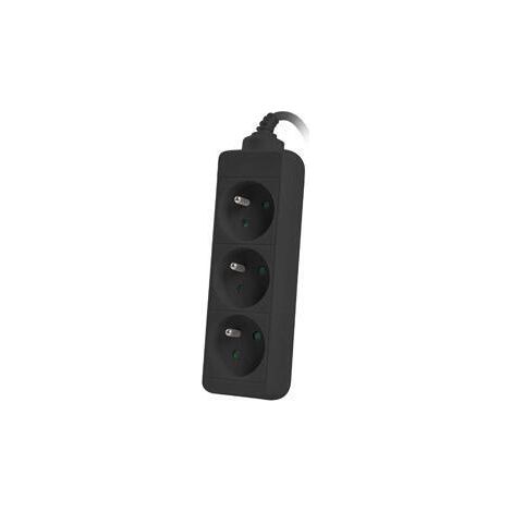 LANBERG 1.5M BLACK 3X 230V LANTER EXTENSION PL. CABLE FROM FULL COPPER (1/4)
