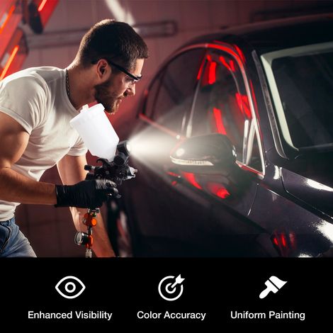Lampe LED rechargeable 6W pour pistolets de peinture automobile (1/5)