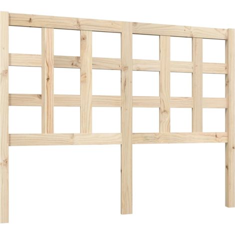 Testiera per dormire accessorio per camera da letto 125,5 x 4 x 100 cm in legno di pino massiccio TDL0206761