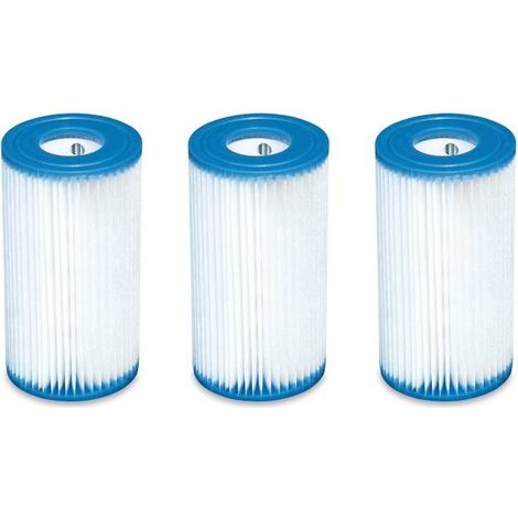 3 Filtri a cartuccia compatibili per Intex A e Bestway I