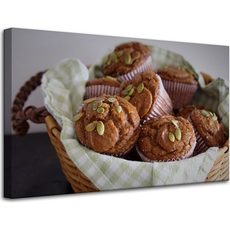 Leinwanddruck „Küchen-Cupcakes-Süßigkeiten“ 80x50