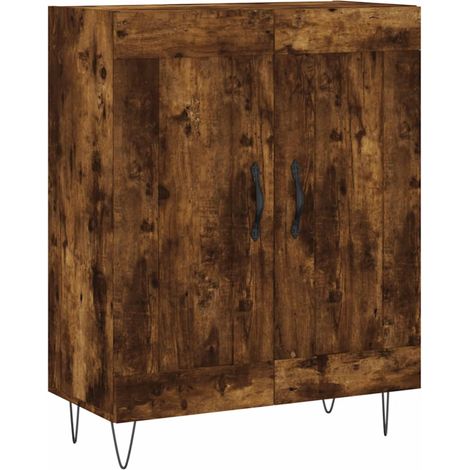 Aparador-cómoda-mueble-organizador-cocina-salón-salón-comedor 695 x 34 x 90 cm-madera de ingeniería-marrón 020031031