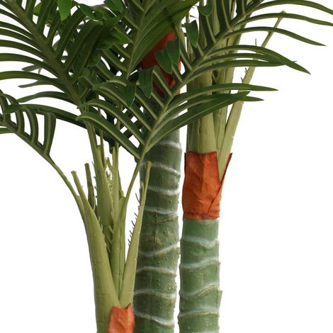 vidaXL Palmera artificial con 3 troncos PP verde 180 cm (1/2)