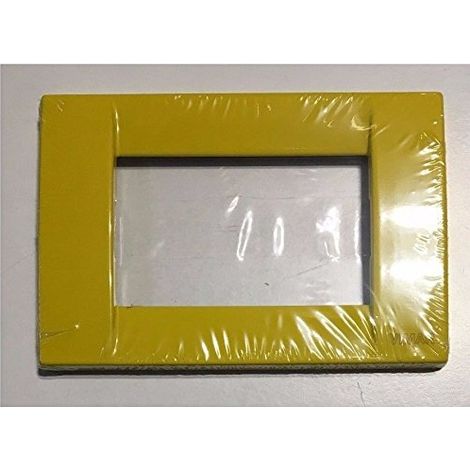VIMAR - PLACCA IDEA 4 MODULI METALLO GIALLO 16734.02